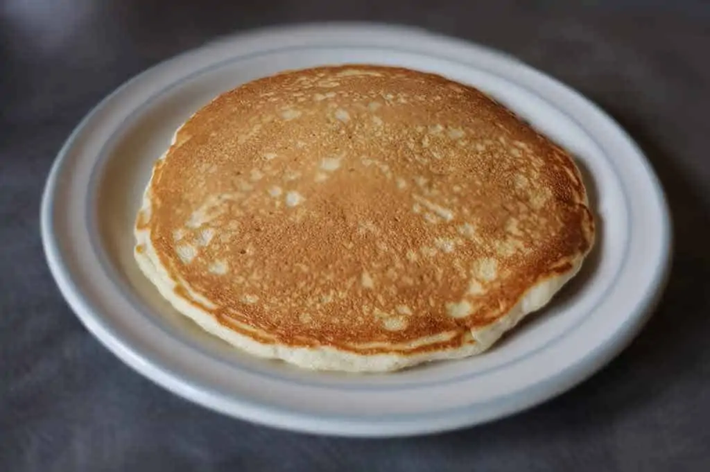 Waffle-made-on-a-skillet