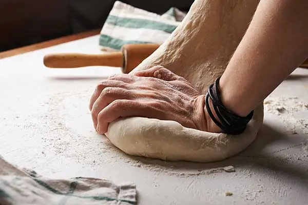 Making bread dough