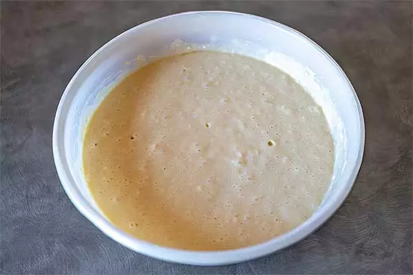 Waffle-batter-in-a-mixing-bowl