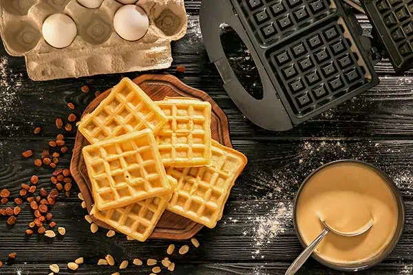 waffle-iron-used-in-a-kitchen