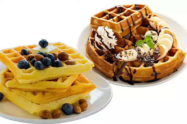 American and Belgian Waffles