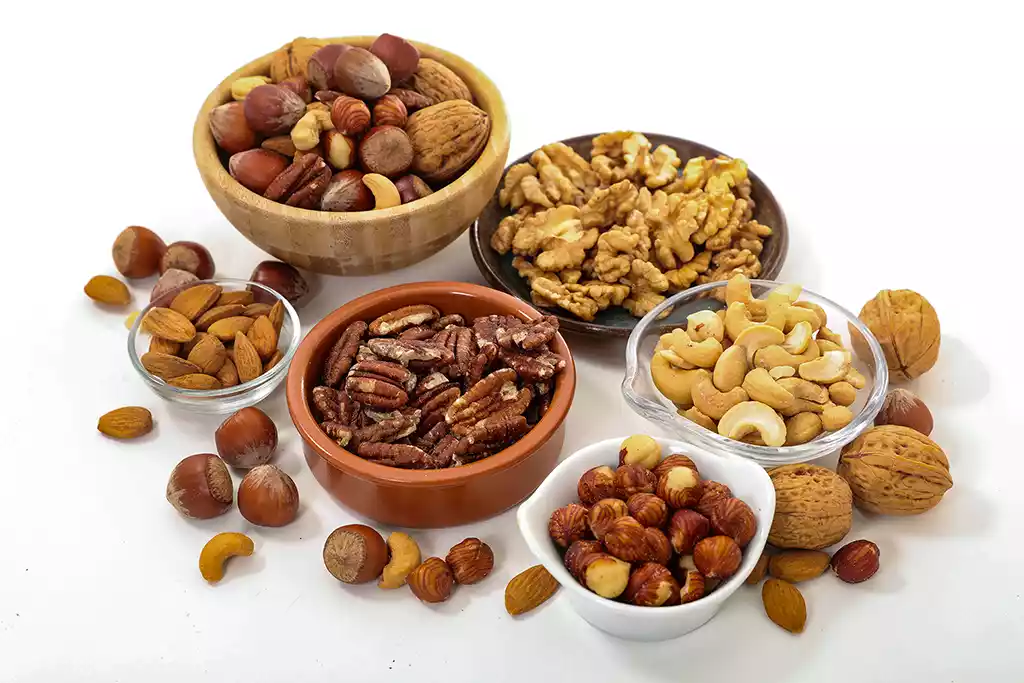 Selection of nuts