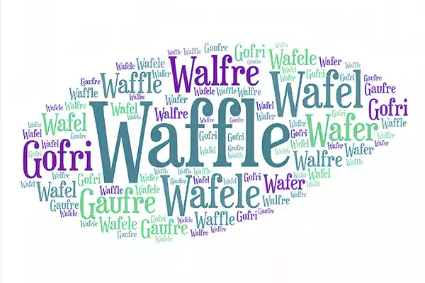 Waffle word cloud